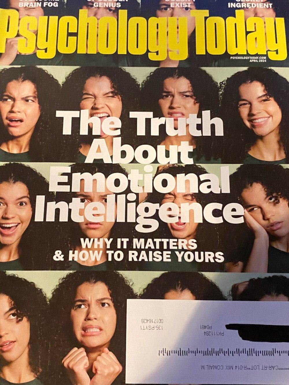 Psychology Today- The Truth about Emotional Intelligence-April 2024